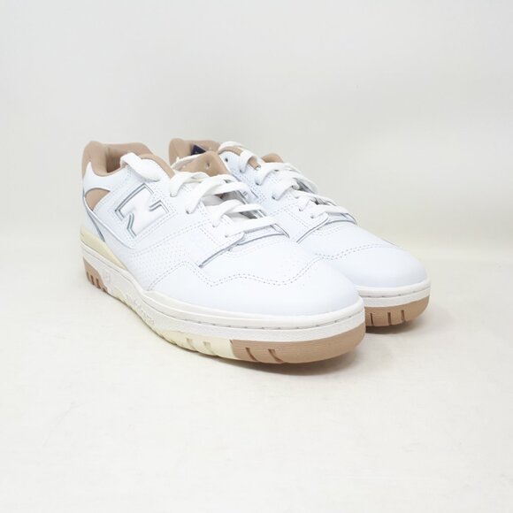 New Balance 550 White Tan Walking Casual Shoe Sneaker Womens Size 9 US BBW550JM - Picture 4 of 12